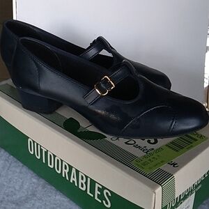 Vintage Outdoorables grandma 👵granny chic cottage core blue heels 7.5